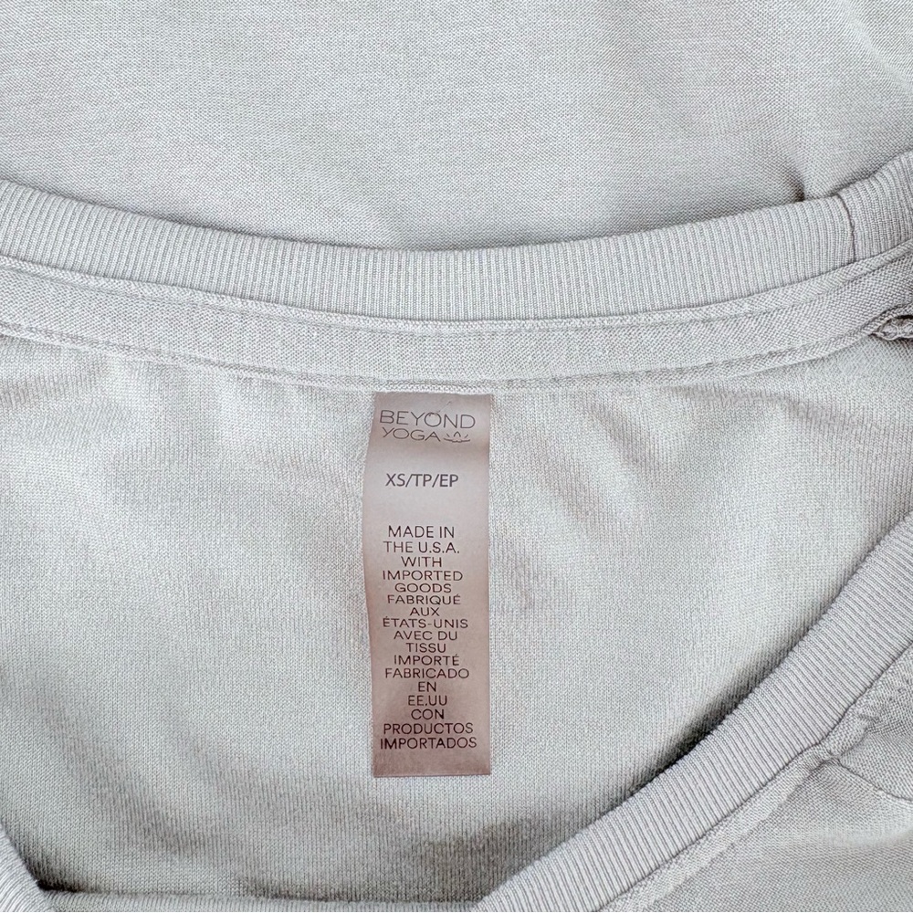Beyond Yoga Light Brown Featherweight Daydreamer Pullover Top - Picture 6 of 13